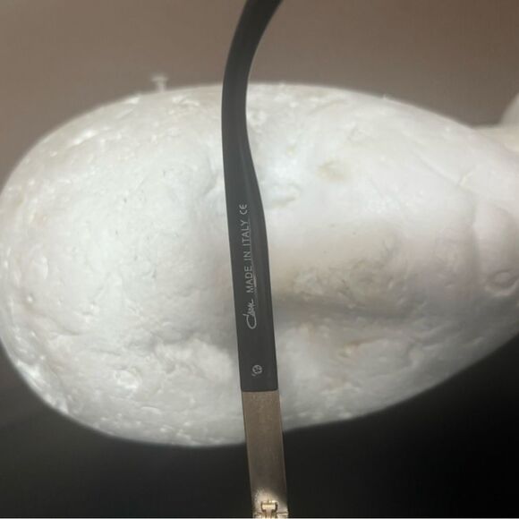 CAZAL SUNGLASSES 988 001 BLACK GOLD FRAMe glasses big logo LENS cutout accessory - Picture 5 of 11